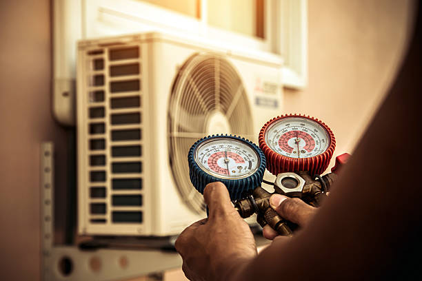 Professional Hvac Maintenance technician working in Fairland, IN